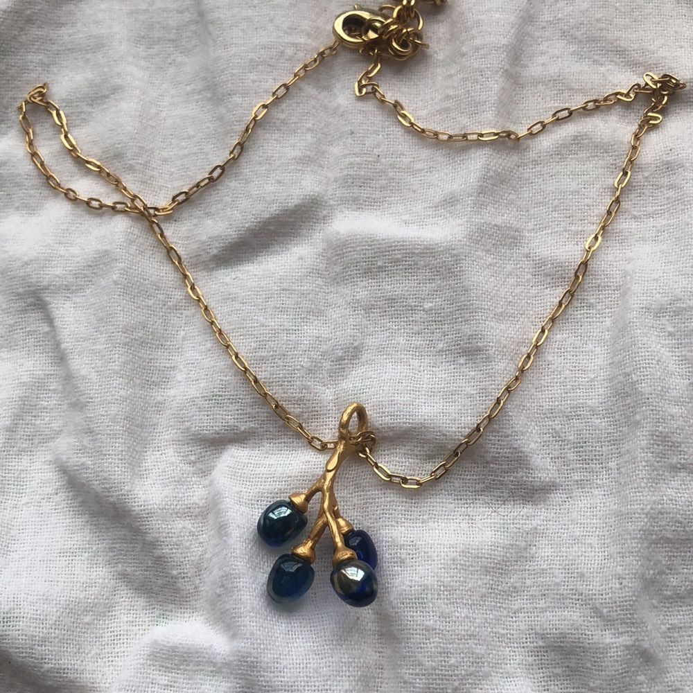 Metropolitan Museum of Art Store Tiffany Willow Catkin 24K Gold Overlay Pendant